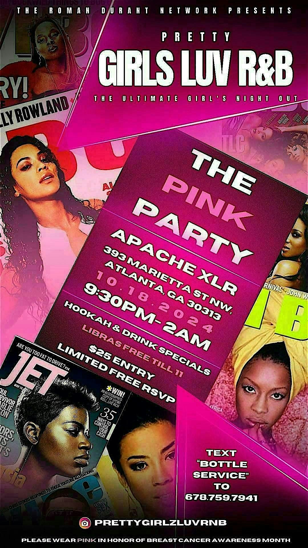 Pretty Girls Luv R&B : The Pink Party