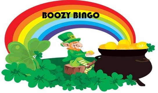 St. Patrick Holiday Boozy Bingo