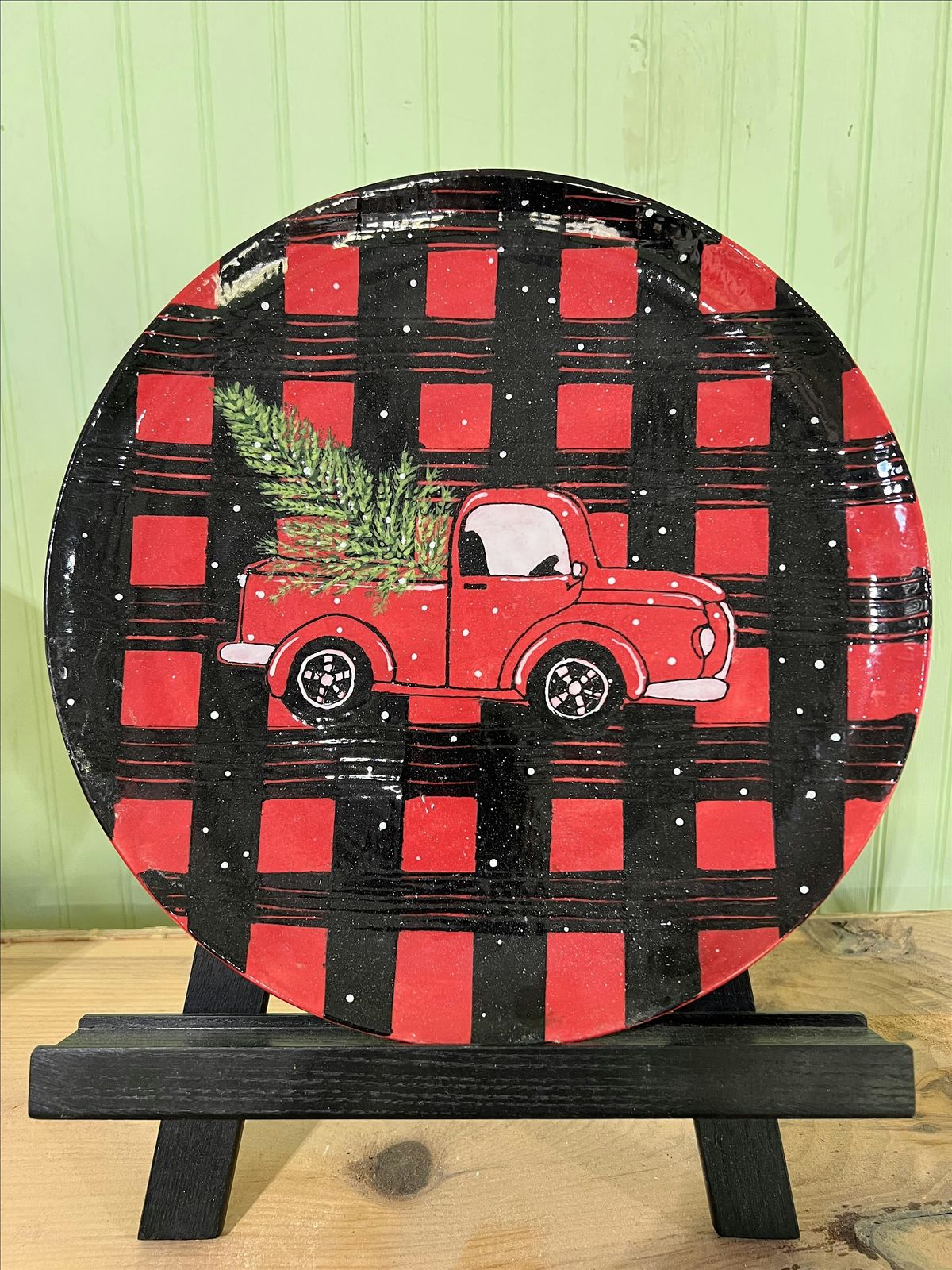 Christmas Truck Platter