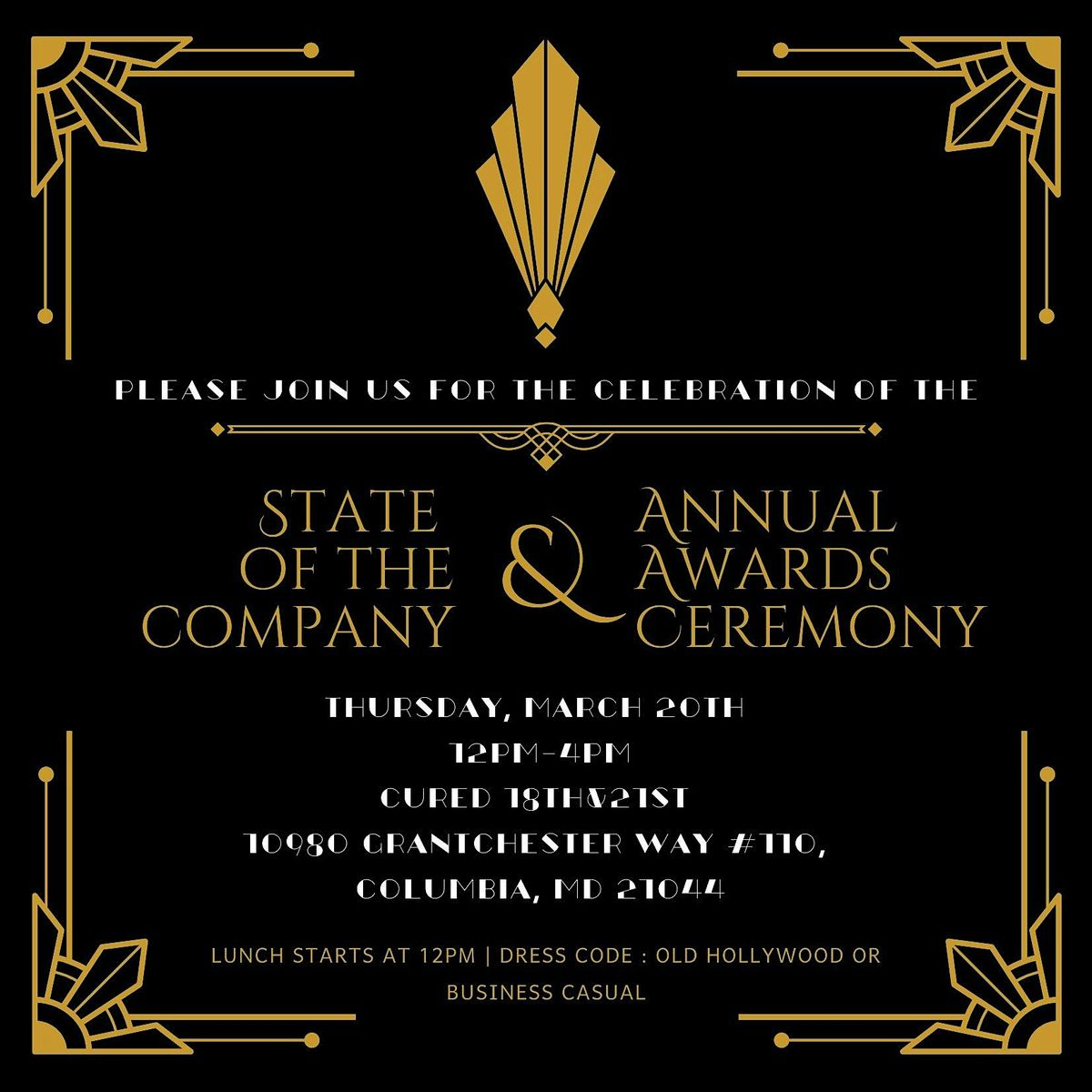 KWRC State of the Company & Annual Awards Ceremony