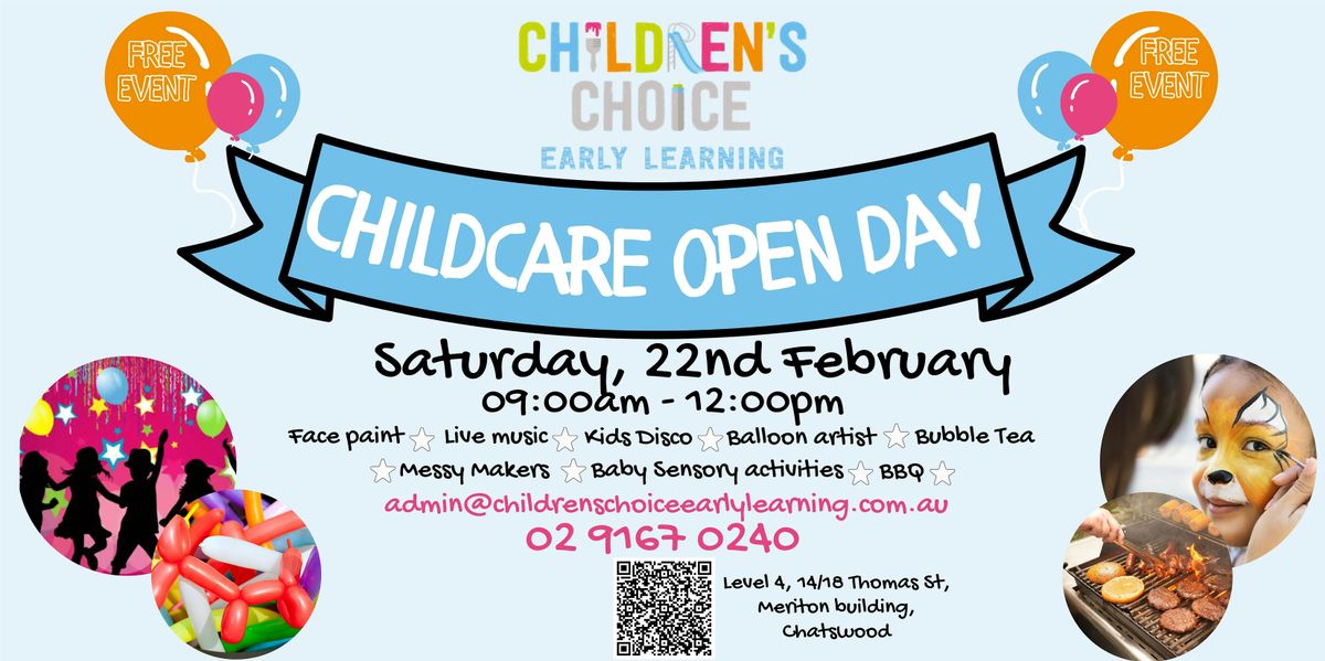 Children's Choice Early Learning-Childcare Open Day Chatswood