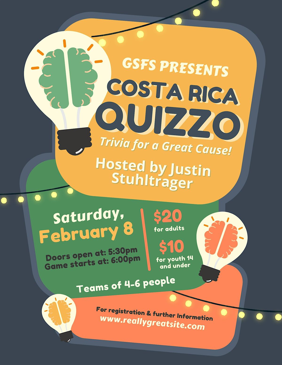 GSFS Presents Costa Rica Quizzo