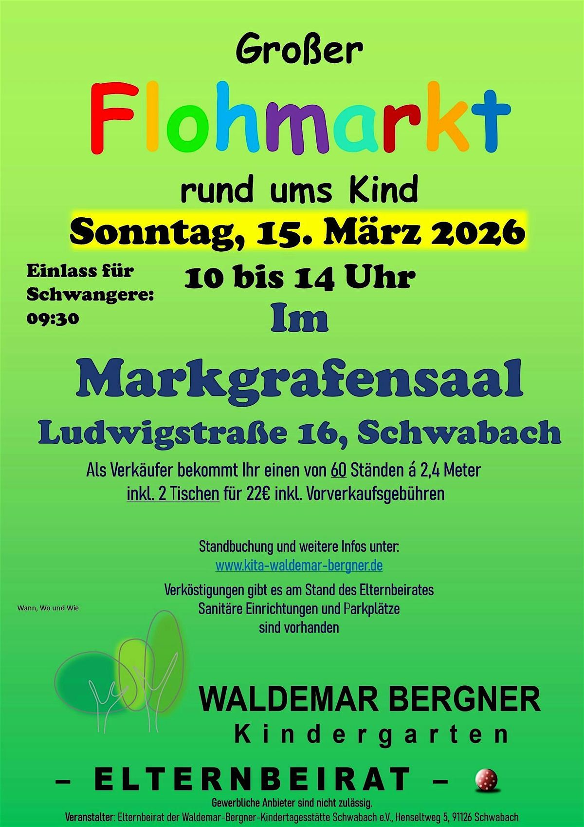7. Kinder und Babyflohmarkt des Elternbeirats des Waldemar Bergner Kinderga