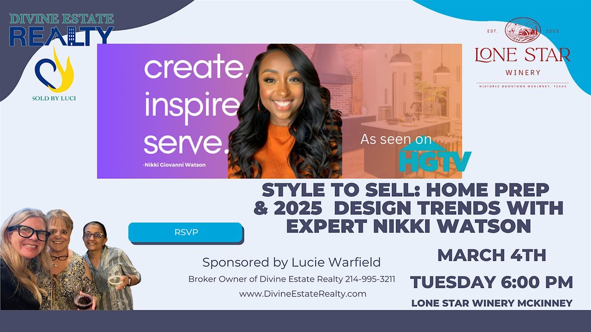 Style to Sell: Home Prep & 2025 Design Trends with expert Nikki Watson