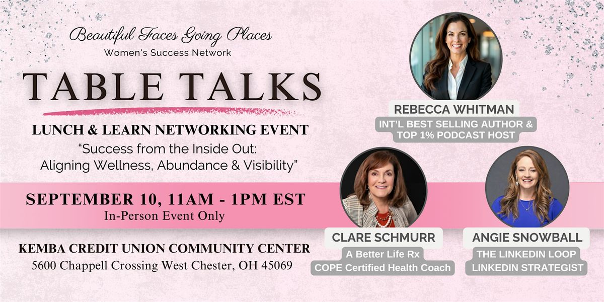 Table Talks - Lunch & Learn Networking Event for Women in Business