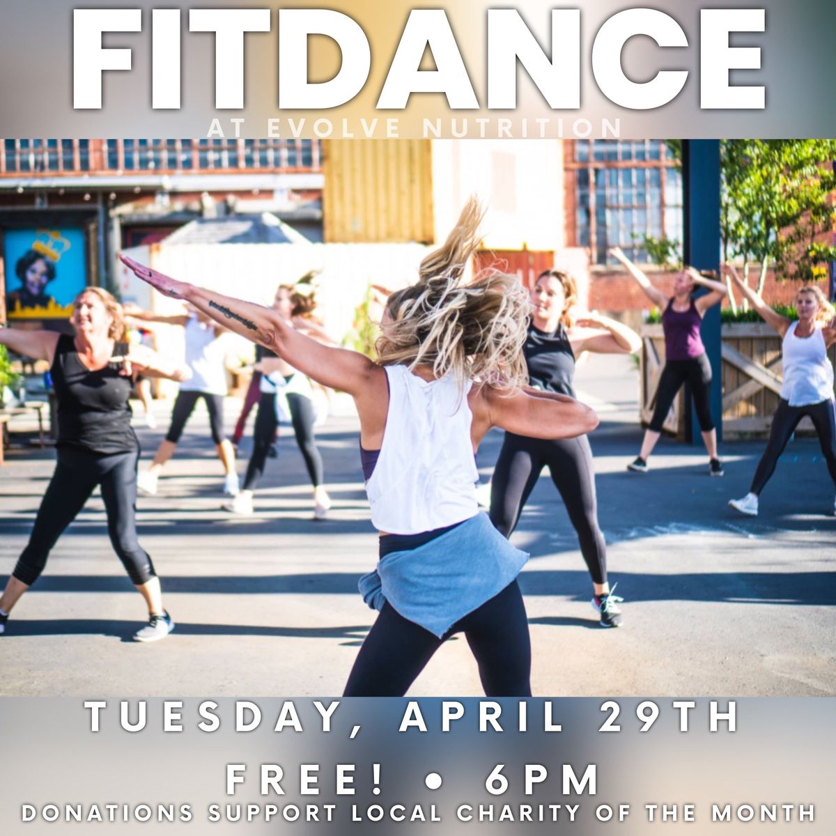 FREE FITDance \ud83d\udc83\ud83c\udffc\ud83d\udd7a\ud83c\udffc\ud83d\udc6f\u200d\u2640\ufe0f Donations accepted for local charity 