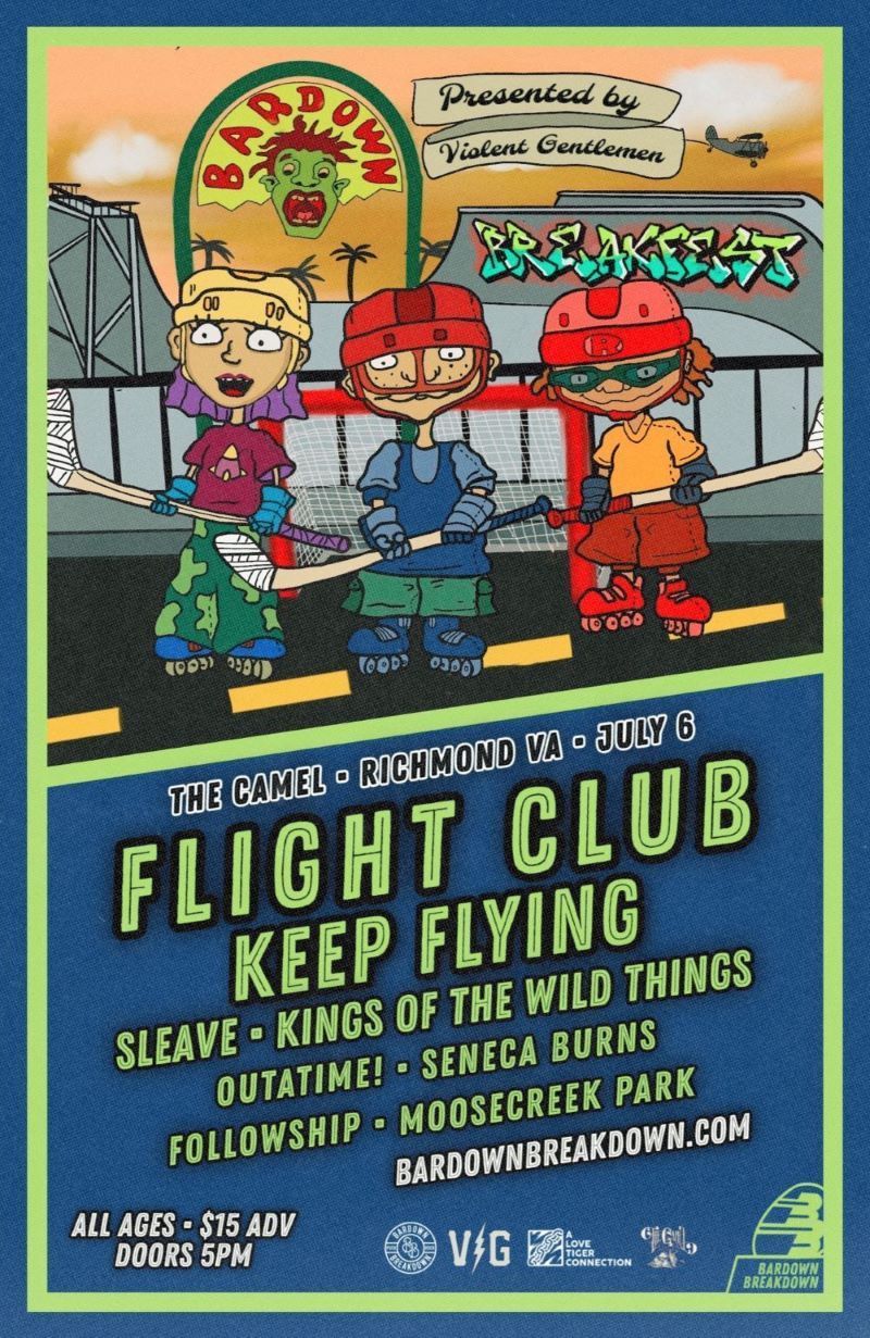 Bardown Breakdown Fest 3 w\/ Flight Club, Keep Flying, and more at The Camel 7.6