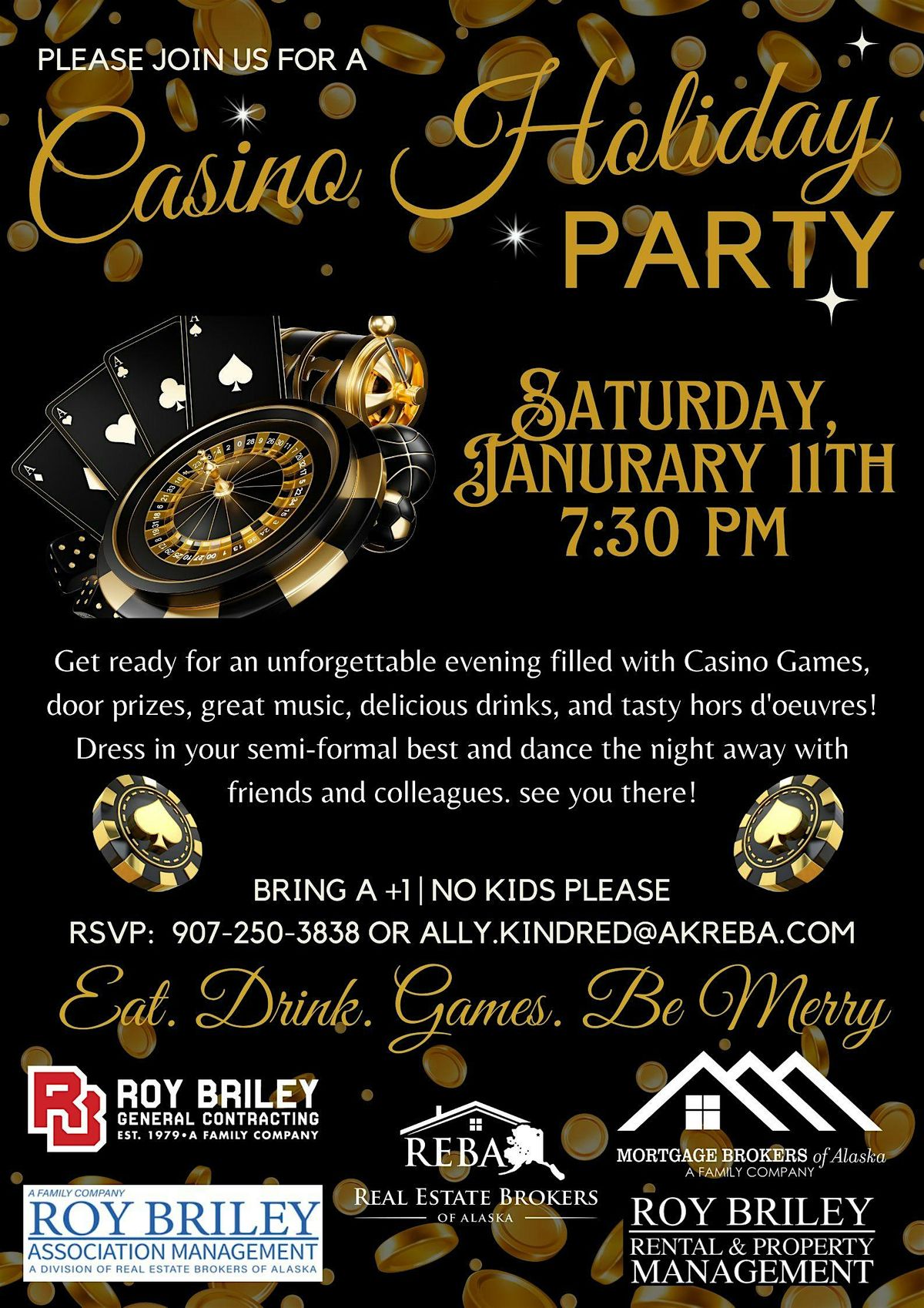 Roy Briley Inc - Casino Holiday Party!