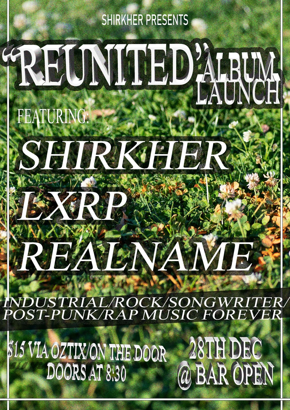 SHIRKHER "Reunited" album launch party \ud83c\udf89@Bar Open