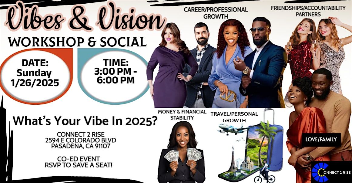 Vision & Vibes 2025: A Co-Ed Vision Board Party