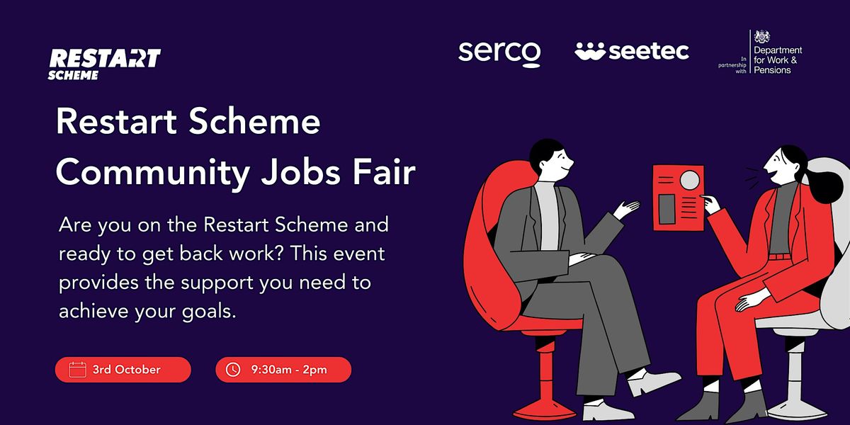 Restart Scheme Community Jobs Fair
