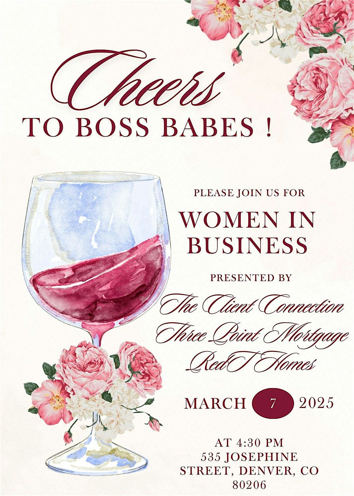 Cheers to Boss Babes: Women in Business Happy Hour