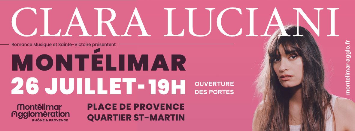 Clara Luciani \u00e0 la Place de Provence de Mont\u00e9limar