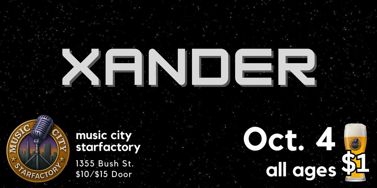 Xander - Live at Music City Starfactory