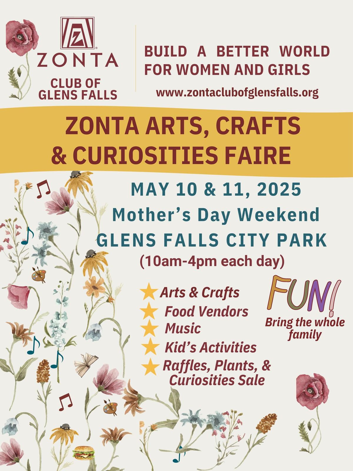 Zonta Arts, Crafts & Curiosities Faire