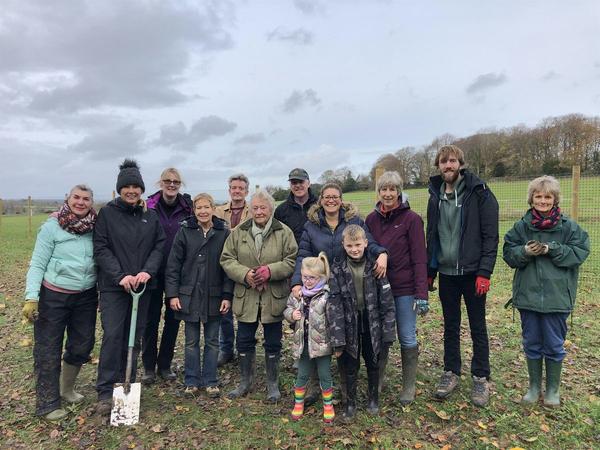 Community Tree Planting Day at Bury Hill Meadows
