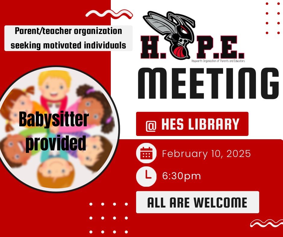 Monthly HOPE Meeting