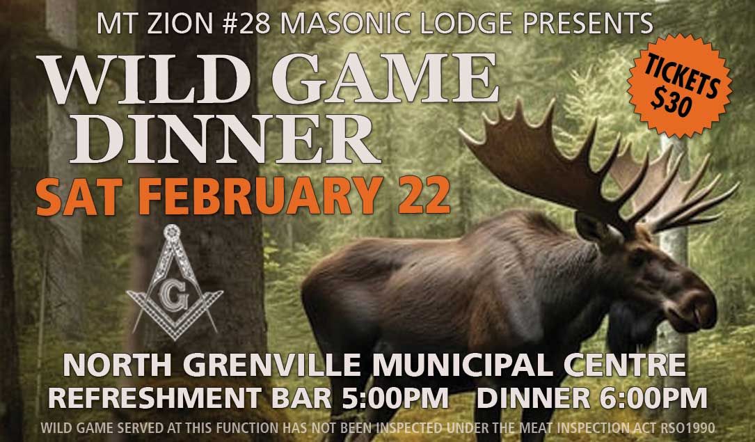 Wild Game Dinner