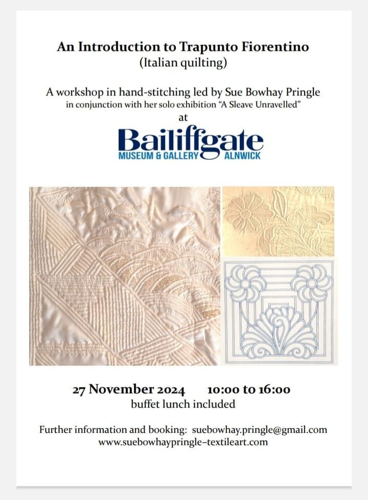 Hand-stitching workshop