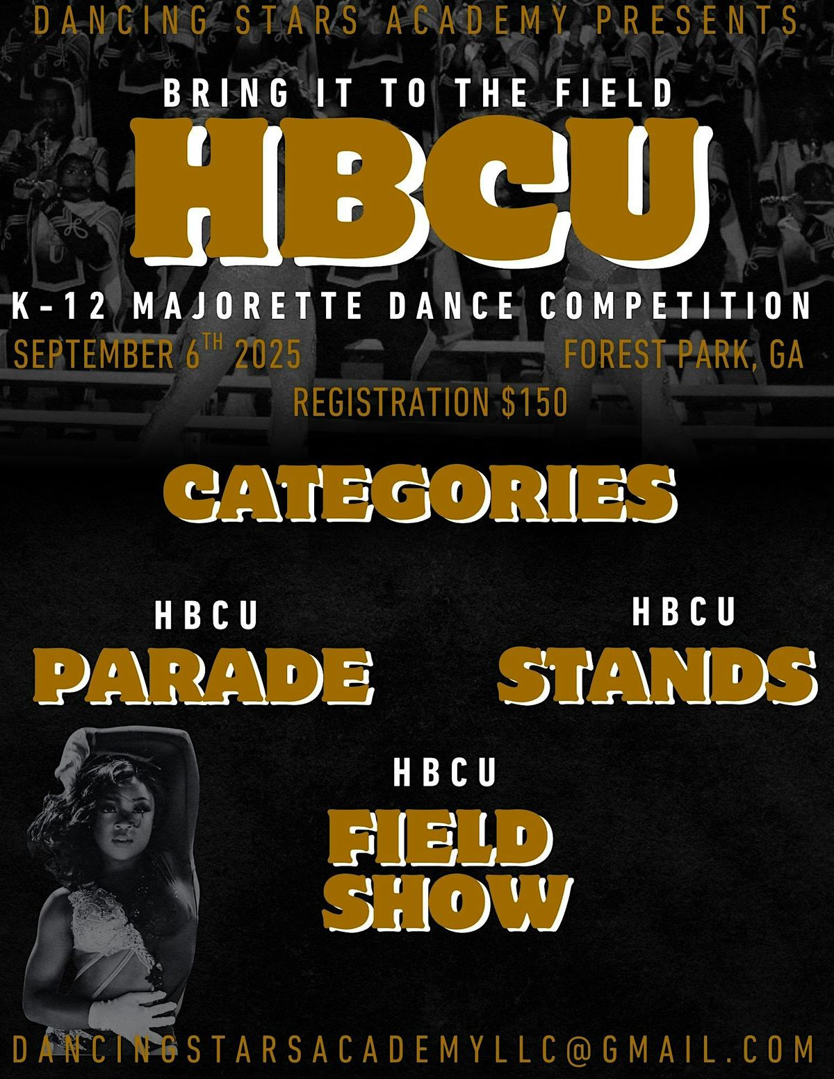 Dancing Stars Academy Presents: Bring it to the field HBCU