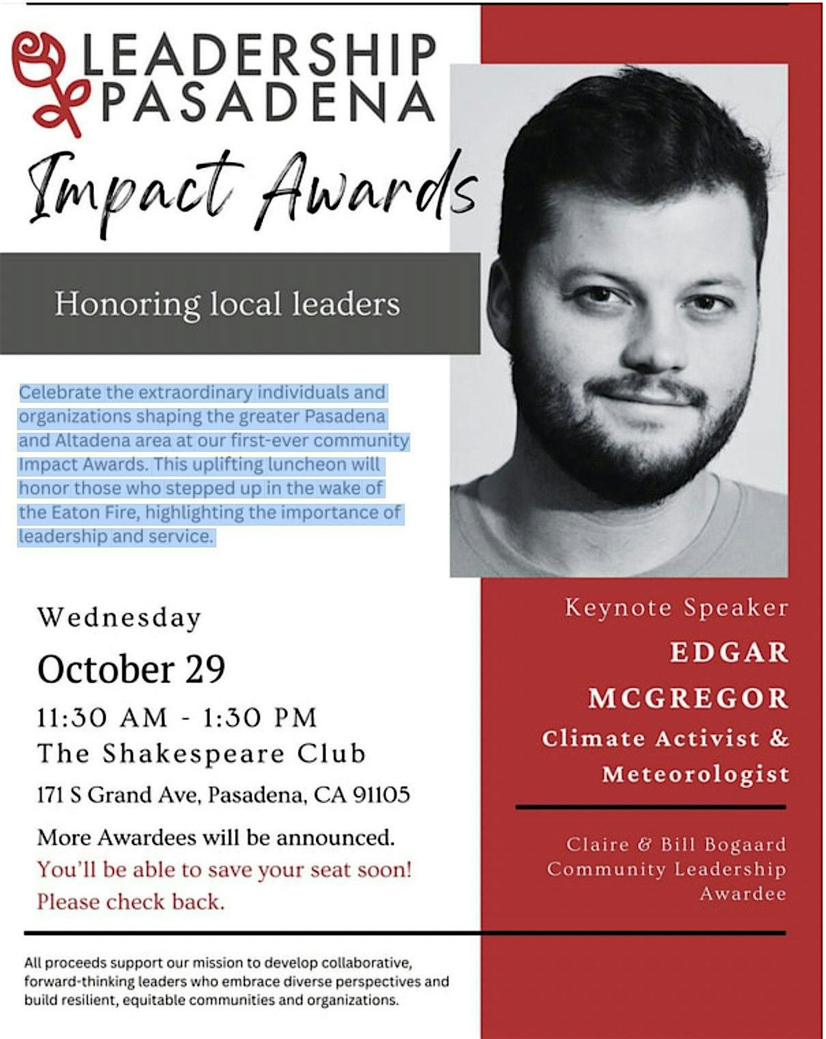 Leadership Pasadena Impact Awards
