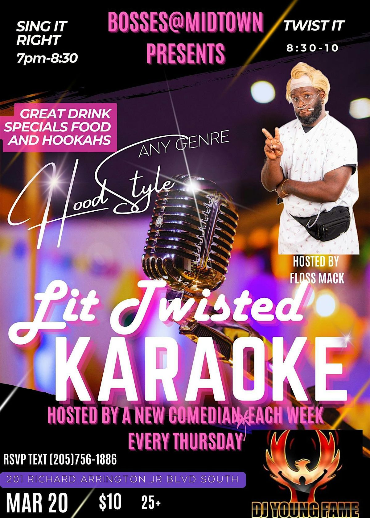 LIT TWISTED KARAOKE AND COMEDY THURSDAYS