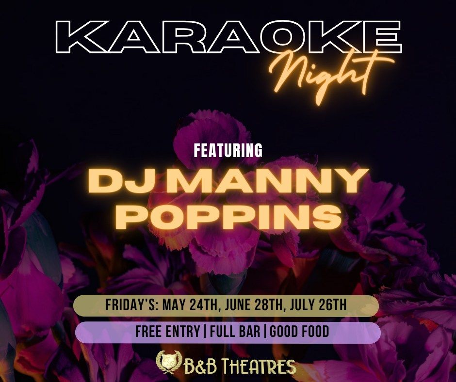 Karaoke Night ft. DJ Manny Poppins (7PM ET)