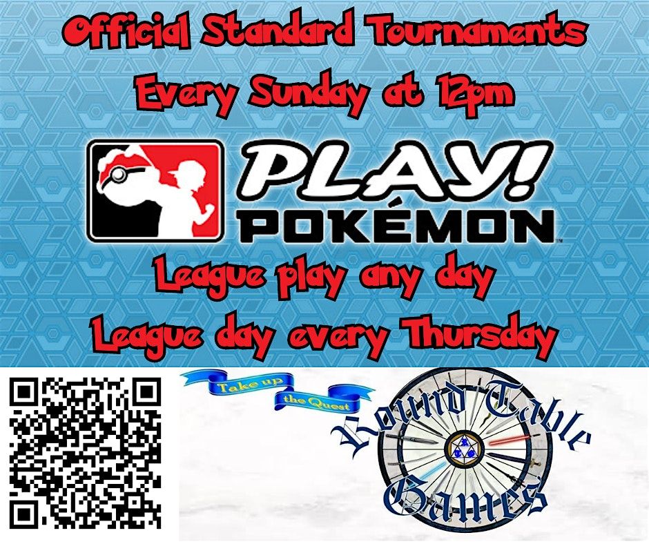 Pokemon Official weekly Standard tournaments at Round Table Games