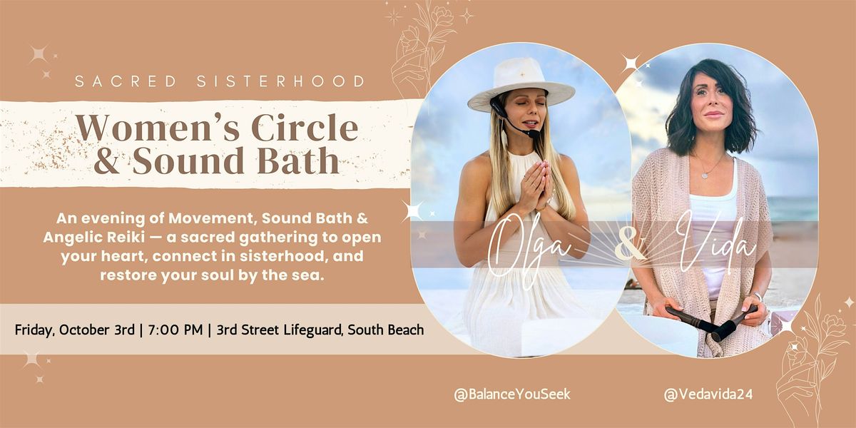 Sacred Sisterhood: Women\u2019s Circle & Sound Bath