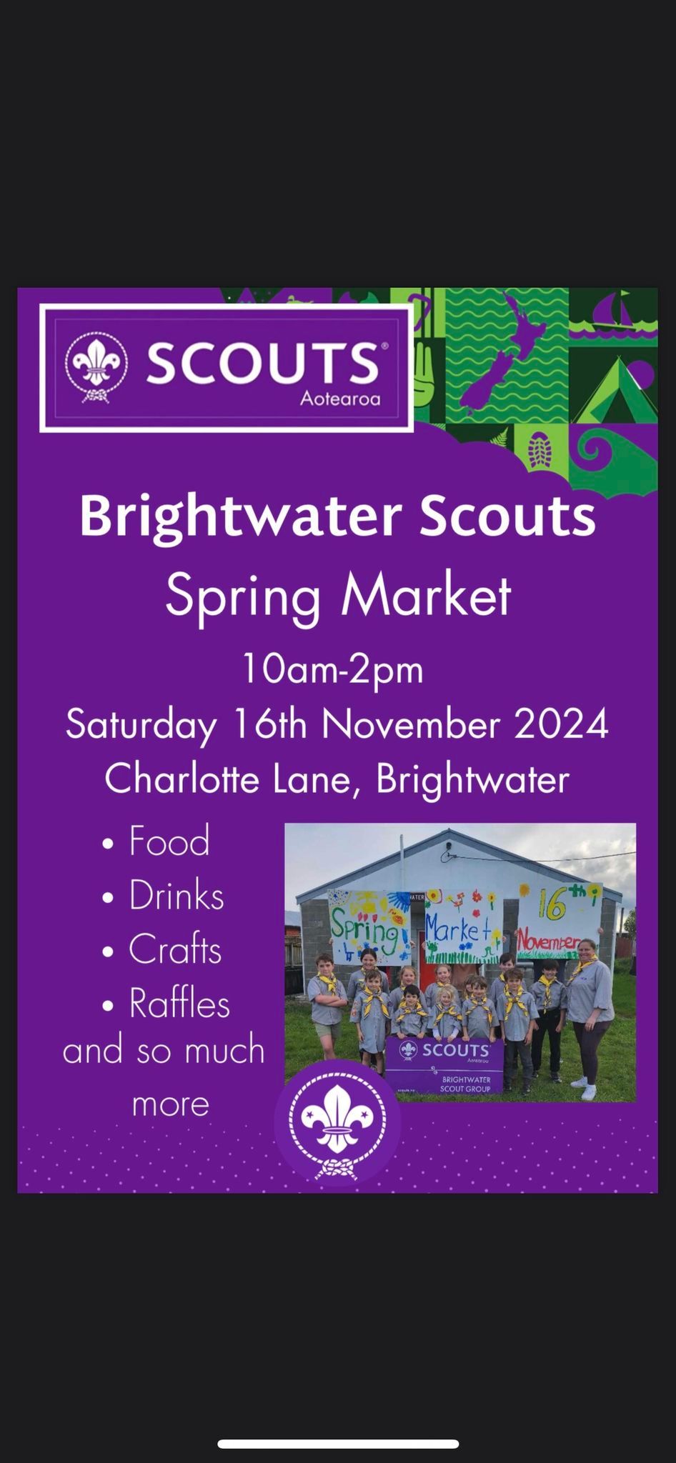 Brightwater Scouts Spring Market