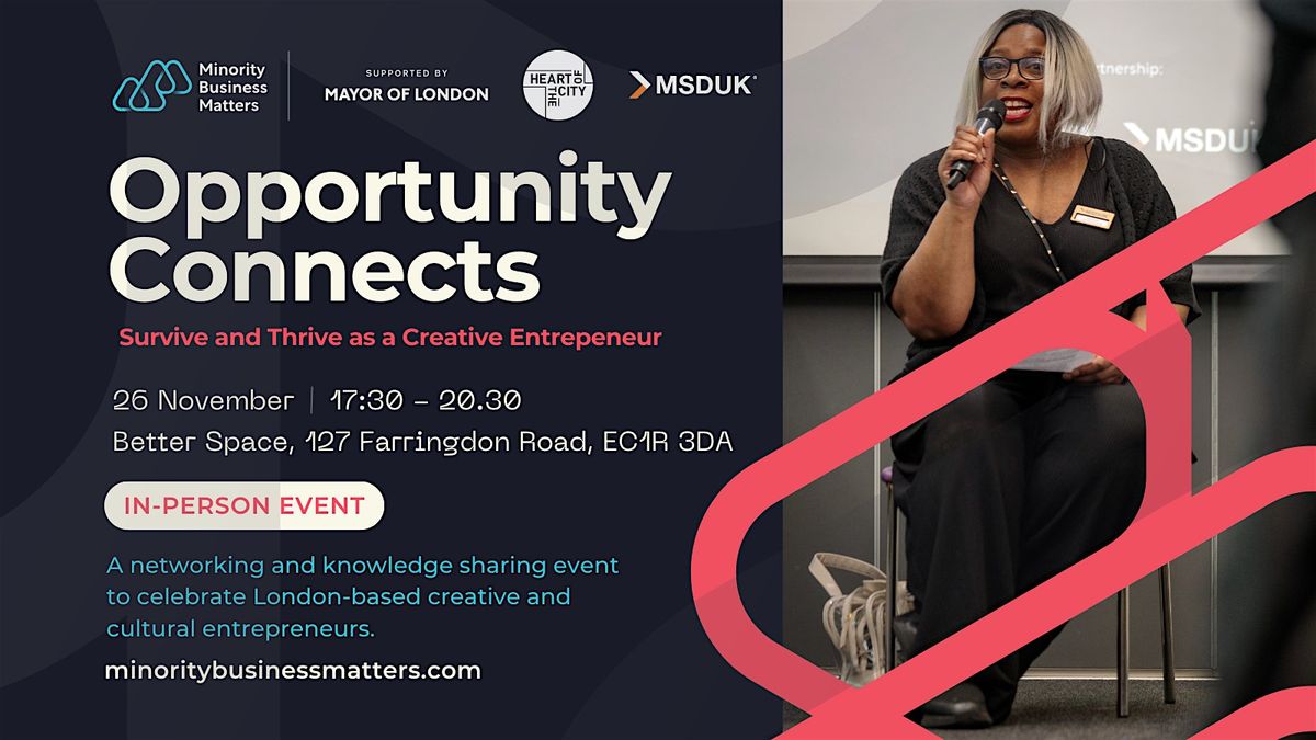 Opportunity Connects: Survive and Thrive as a Creative Entrepreneur