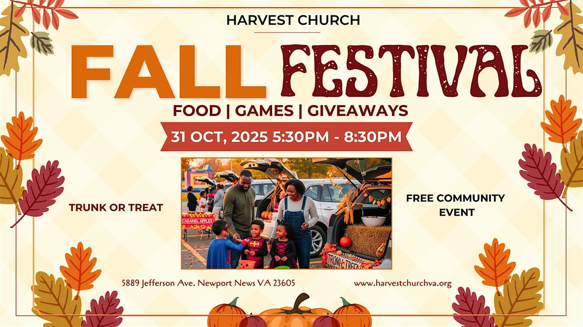 Harvest Church Fall Trunk or Treat Fest