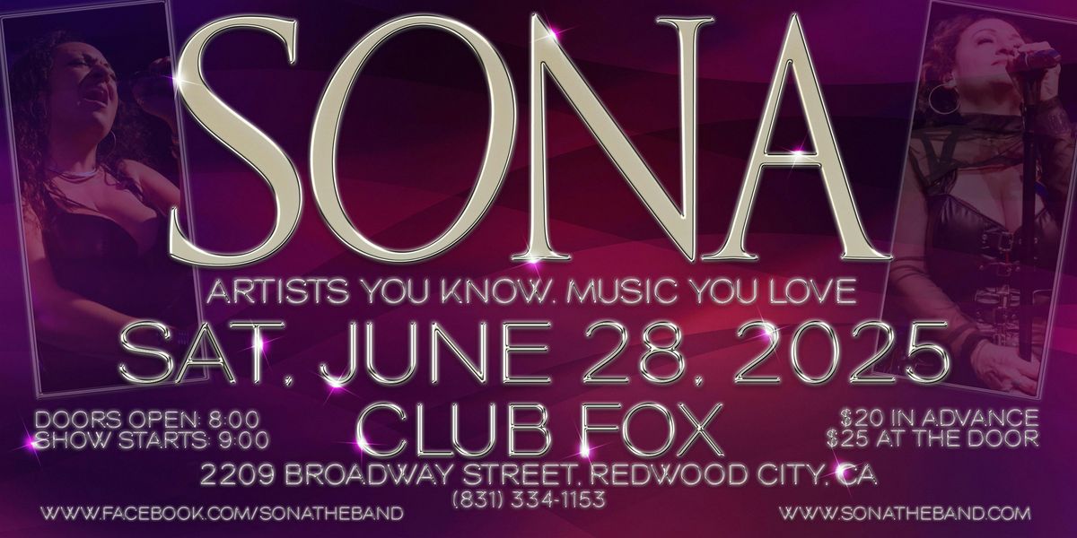 SONA - Artists You Know. Music You Love.