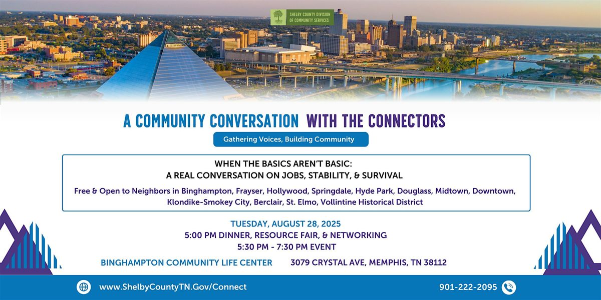 A Community Conversation with the Connector Program - Binghampton