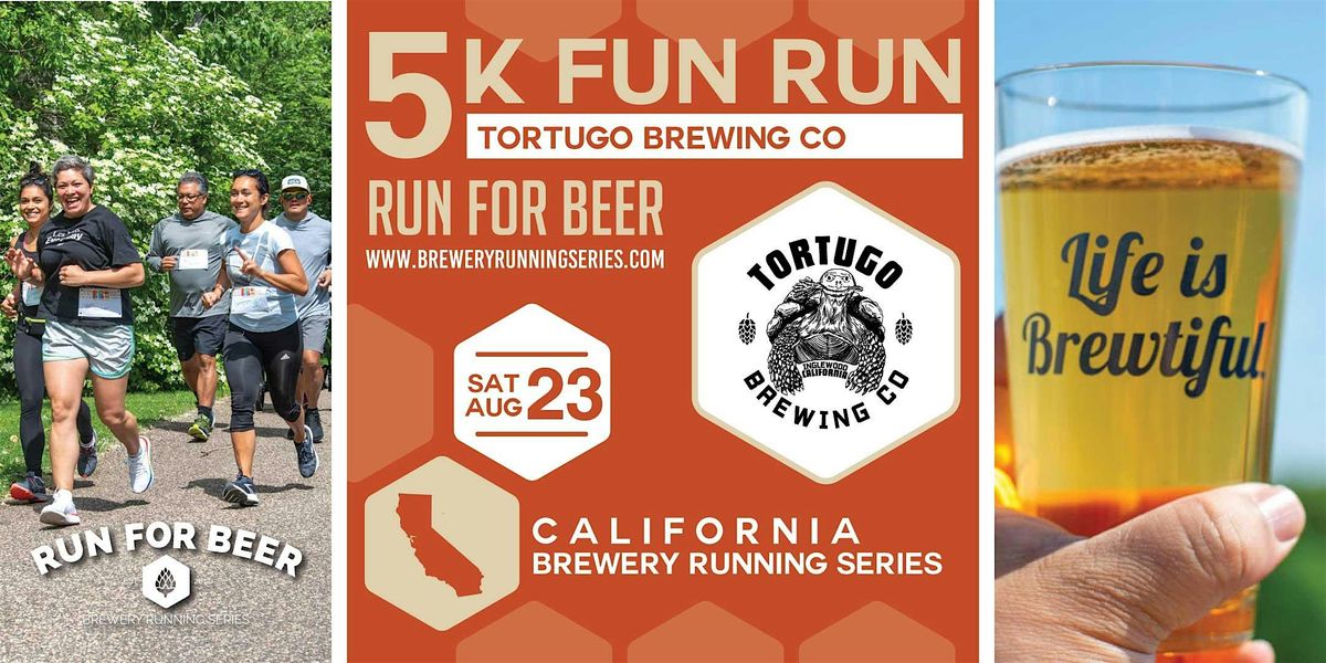 5k Beer Run x Tortugo Brewing Co | 2025 CA Brewery Running Series