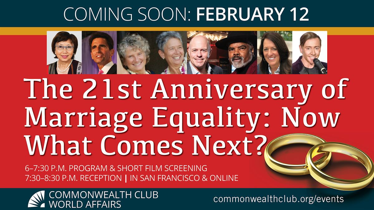 The 21st Anniversary of Marriage Equality: Now What Comes Next?