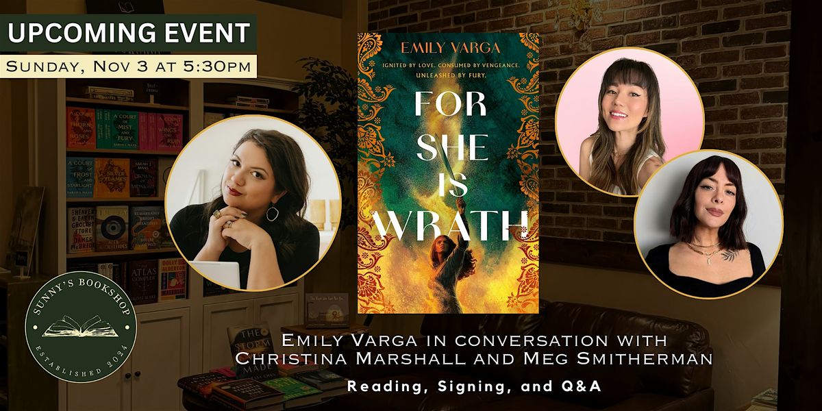 Emily Varga presents FOR SHE IS WRATH | Christina Marshall x Meg Smitherman