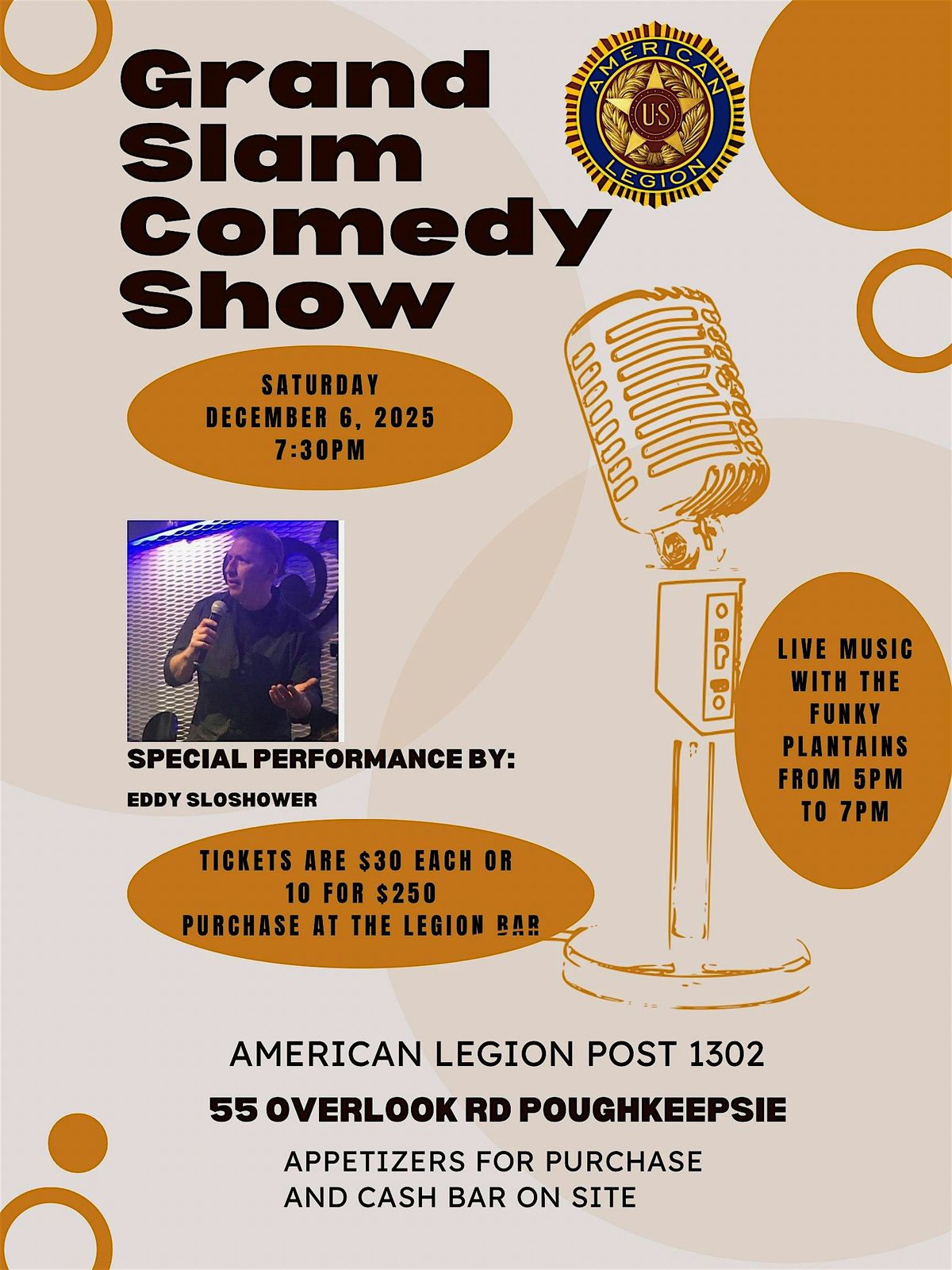 VETERANS COMEDY NIGHT AT THE AMERICAN LEGION POST 1302
