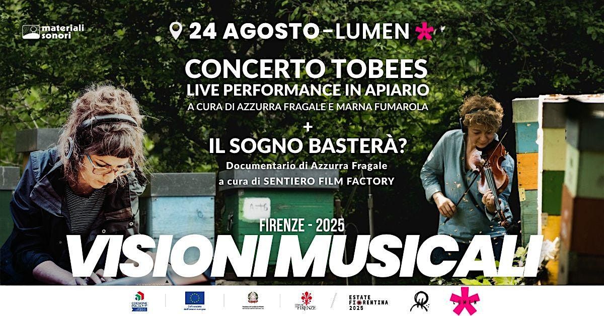 VISIONI MUSICALI 2025 al LUMEN @ CONCERTO TOBEES