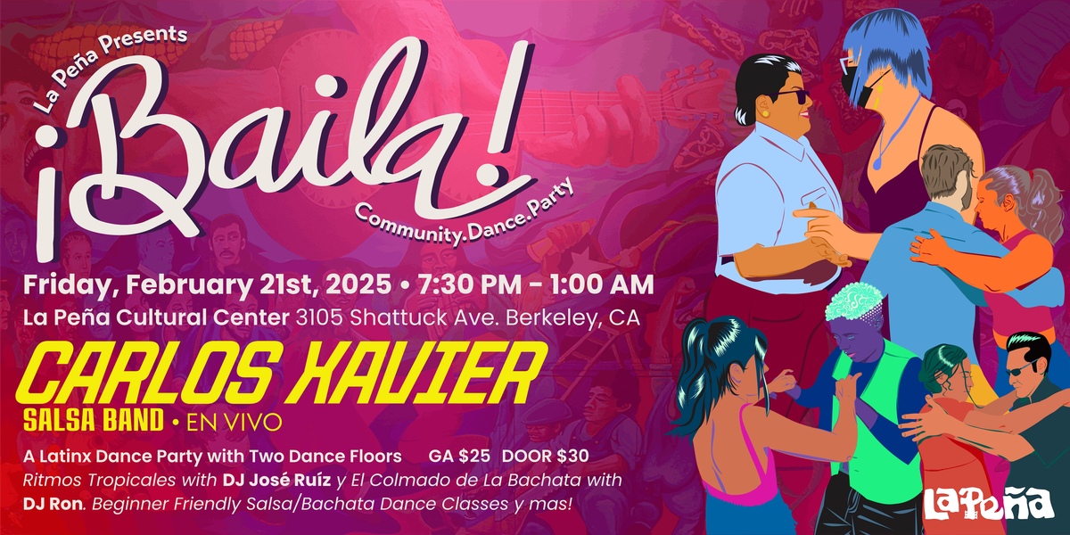 \u00a1BAILA! Community. Dance. Party with Carlos Xavier Salsa Band! (Feb. 2025)