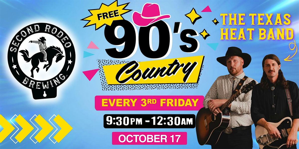 90's Country LIVE @ Second Rodeo Brewing - The Texas Heat Band