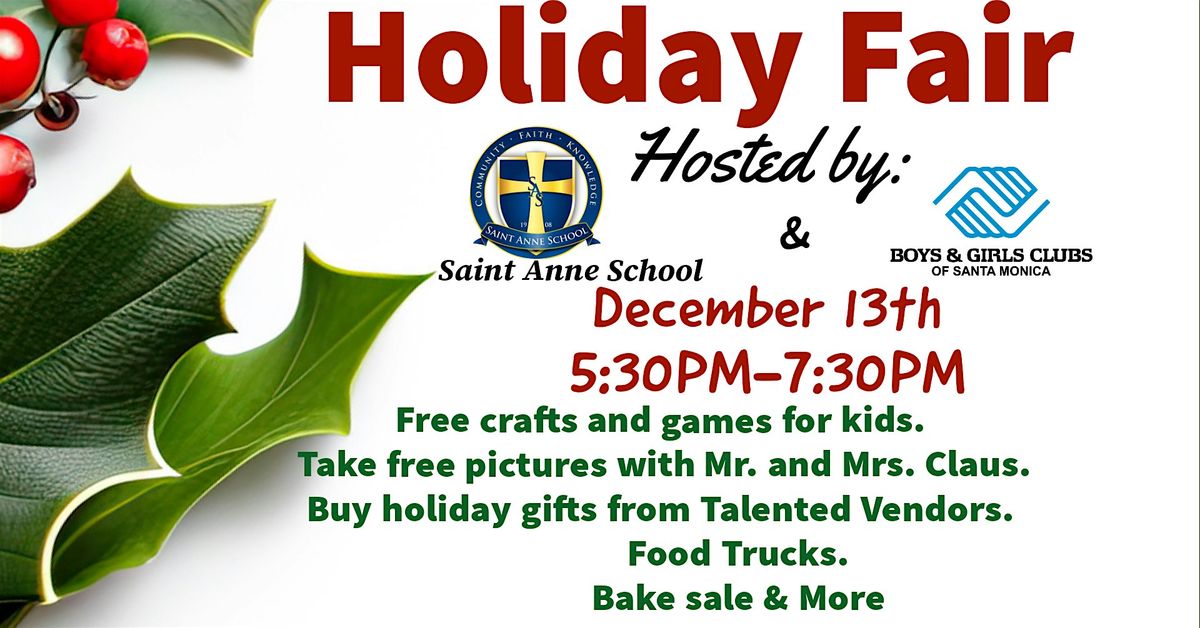 Saint Anne Holiday Fair