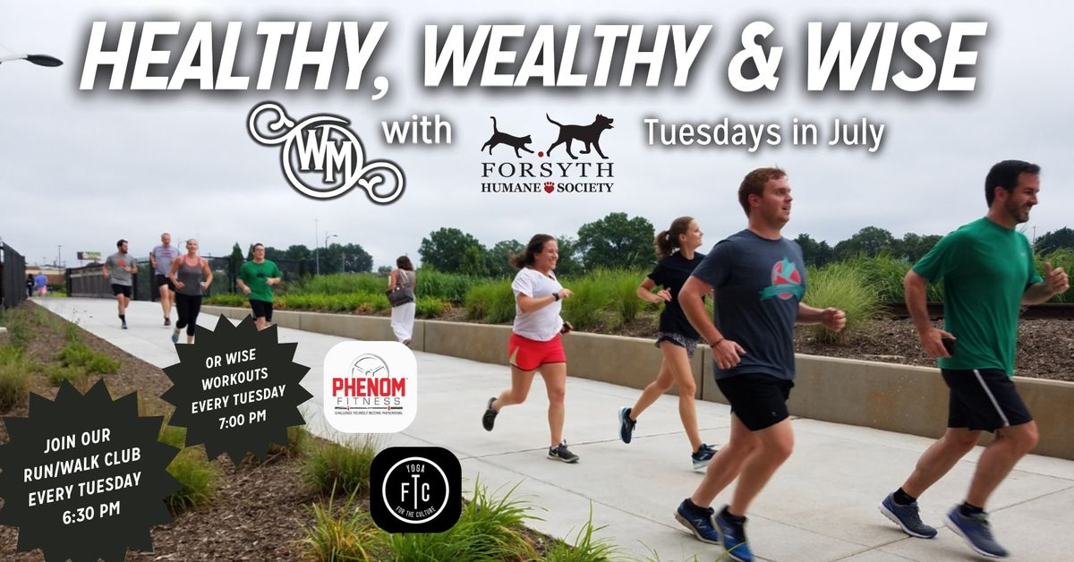 Healthy, Wealthy & Wise w\/ Forsyth Humane Society @ Wise Man Brewing
