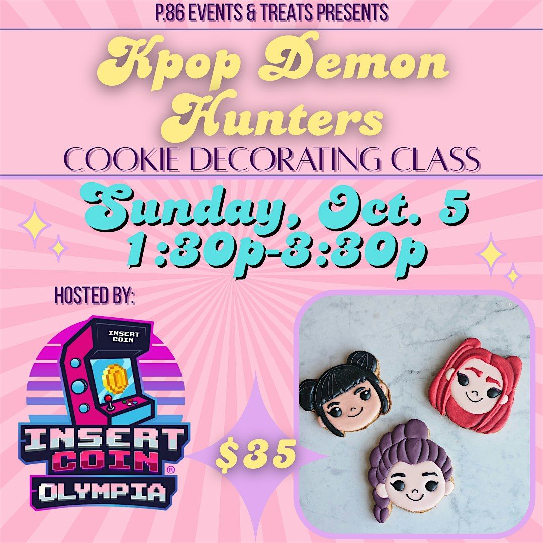 KPop Demon Hunter Cookie Decorating Class