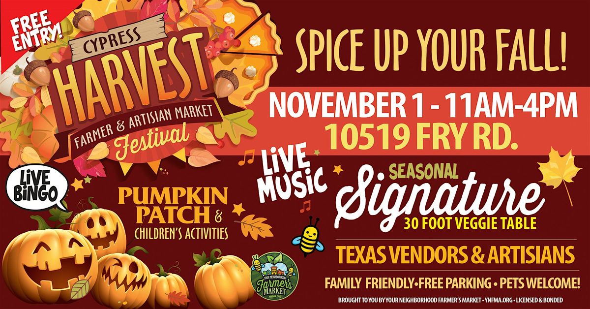 CYPRESS-HARVEST FEST-FARMERS MARKET