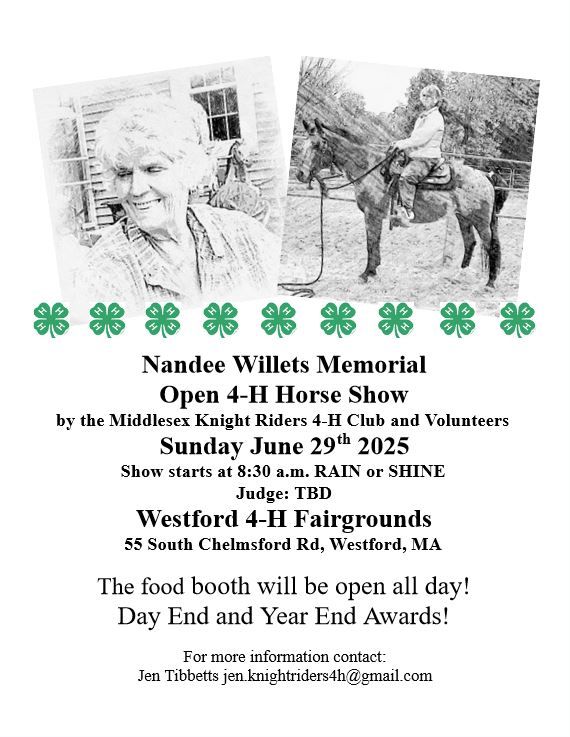 Nandee Willets Memorial Open 4-H Horse Show