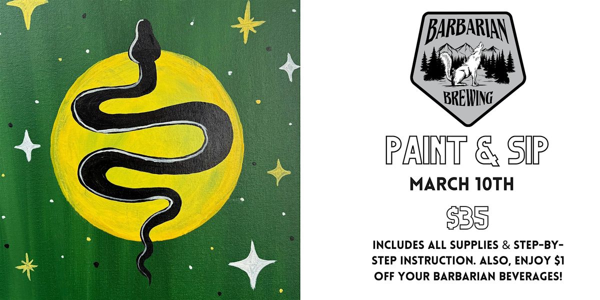 Paint and Sip at Barbarian Brewing in Garden City, ID