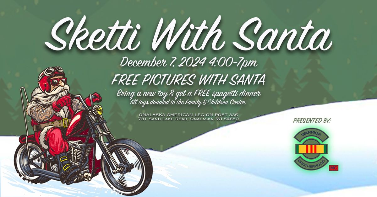 Sketti with Santa & Toy Drive