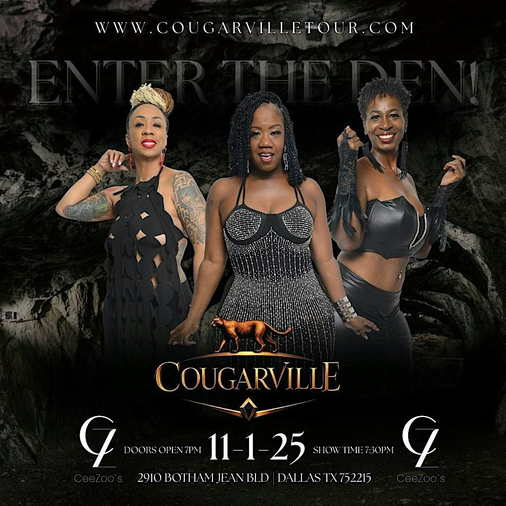 Cougarville Tour Dallas - ft. Poets Kanei, Blk Swan & Boujie