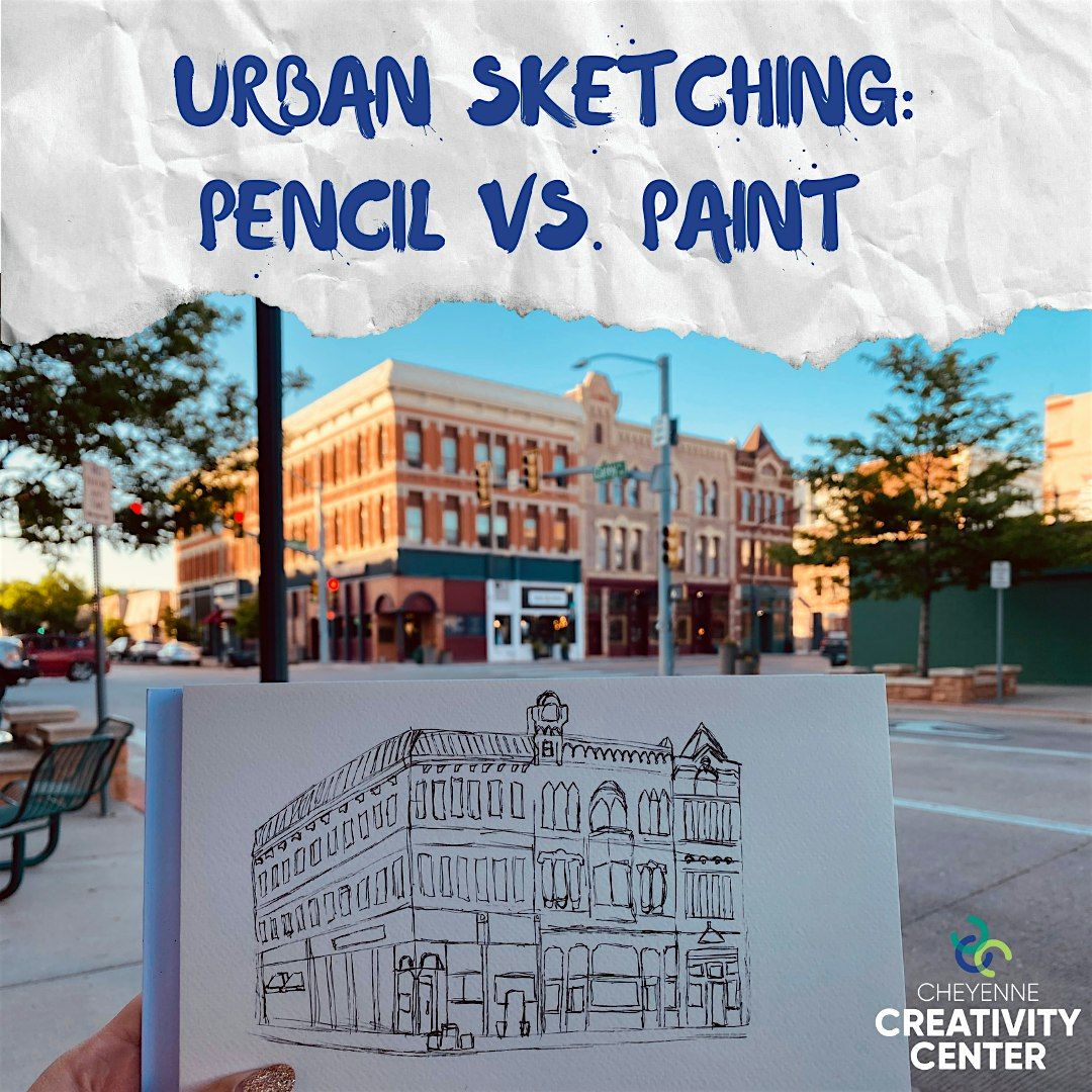 Urban Sketching: Pencil vs. Paint